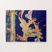 "Fairies Swing" Puzzle met box Legpuzzel (Horizontaal)