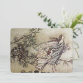 "Fairies Tiff with the Birds" van Arthur Rackham Kaart (Staand voorkant)