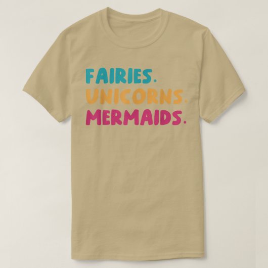 Fairies Unicorns Mermaids Statement Mermaid Lover T-shirt (Design voorkant)