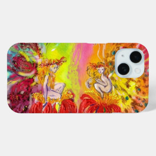 FAIRIES VAN DE AANDACHT / Vloerbekkens Roze Geel iPhone 15 Case