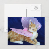 Fairies vlieg briefkaart (Voorkant / Achterkant)