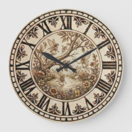 Fairies Wall Clock Grote Klok