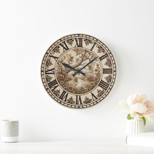 Fairies Wall Clock Grote Klok (Huis)