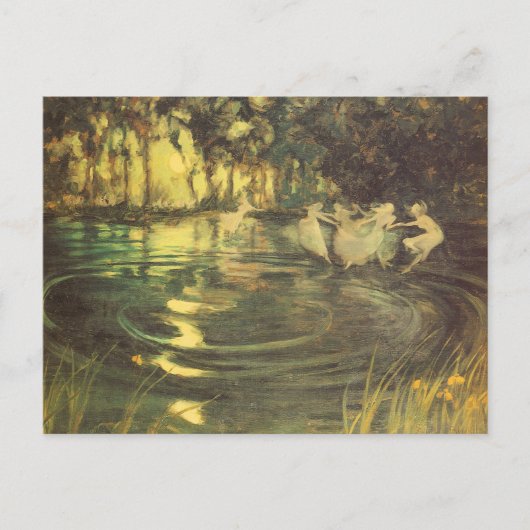 Fairies Whirl van Arthur Black,  Fairy Dance Briefkaart (Voorkant)