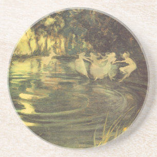 Fairies Whirl van Arthur Black,  Fairy Dance Zandsteen Onderzetter