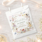 Fairies Wildflower Meadow Bloemen Verjaardag Bedankzakje (Geknipt)