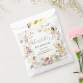 Fairies Wildflower Meadow Bloemen Verjaardag Bedankzakje (Gezegeld)