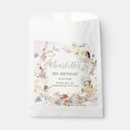 Fairies Wildflower Meadow Bloemen Verjaardag Bedankzakje