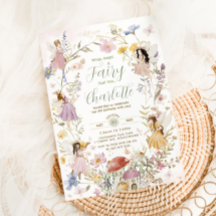 Fairies Wildflower Meadow Bloemen Verjaardag