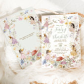 Fairies Wildflower Meadow Bloemen Verjaardag Kaart