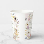 Fairies Wildflower Meadow Bloemen Verjaardag Papieren Bekers (Links)