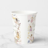 Fairies Wildflower Meadow Bloemen Verjaardag Papieren Bekers (Rechts)
