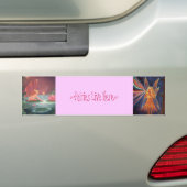 Fairies wonen hier - Bumpersticker (Op auto)