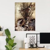 Fairies zeggen nooit: "We voelen ons gelukkig" Poster (Thuiskantoor)