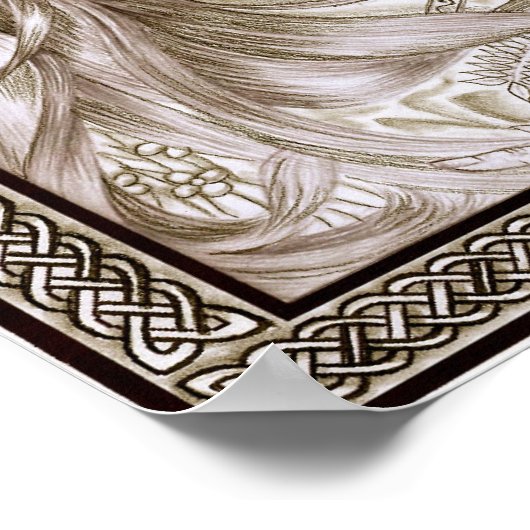 Fairies zijn echte godin moeder aarde poster (Hoek)