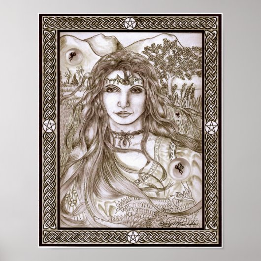 Fairies zijn echte godin moeder aarde poster (Voorkant)