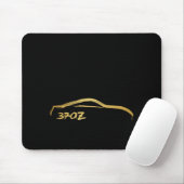 Fairlady 370z Gold Brush Stroke Logo Muismat (Met muis)