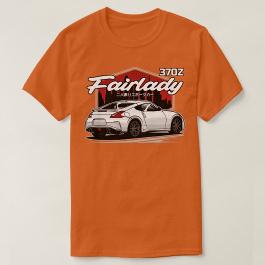 Fairlady Z 370Z Z34 T-shirt (Design voorkant)
