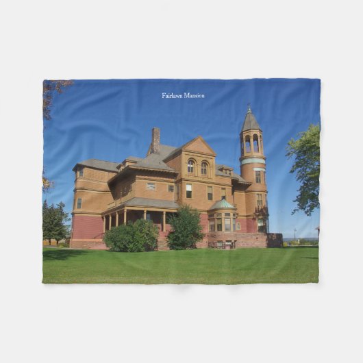Fairlawn Mansion fleece deken (Voorkant (Horizontaal))