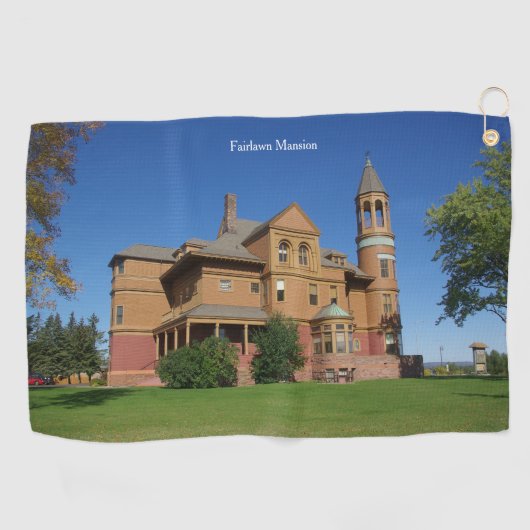 Fairlawn Mansion golfhanddoek (Horizontaal)