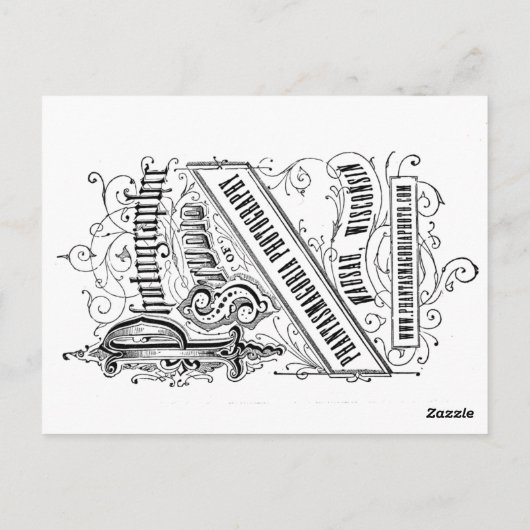 Fairlawn Mansion, Kabinet-Card Briefkaart (Achterkant)