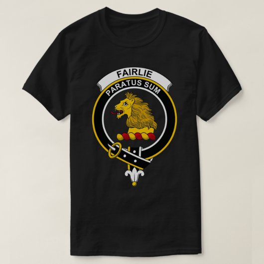 Fairlie Crest Tartan Clan Schotse lan T-shirt (Design voorkant)