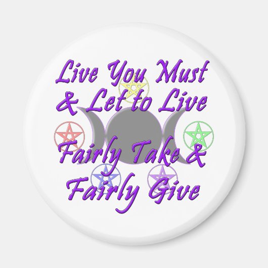 Fairly Take & Fairly geven Magneet (Voorkant)