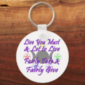 Fairly Take & Fairly geven Sleutelhanger (Voorkant)