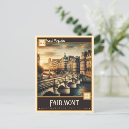 Fairmont, West Virginia |  Briefkaart (Staand voorkant)