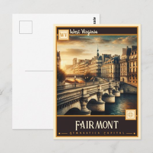 Fairmont, West Virginia | Briefkaart (Voorkant / Achterkant)