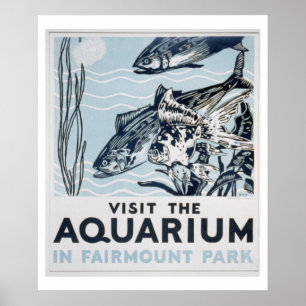 Fairmount Park Aquarium WPA-Poster Poster