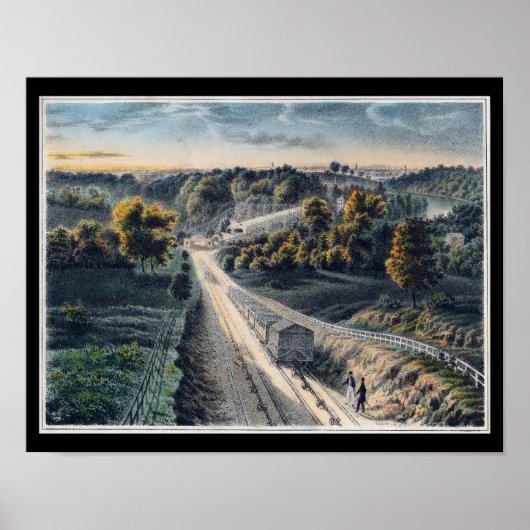 Fairmount Park Columbia Railroad Philadelphia PA Poster (Voorkant)