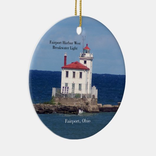 FAirport Harbor West Breakwater Light ornament (Rechts)