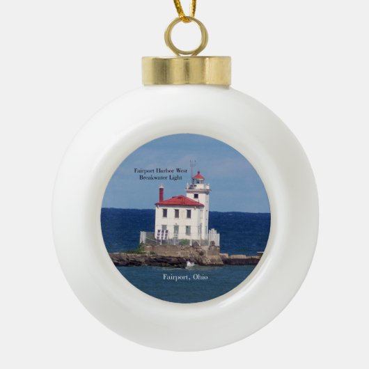 FAirport Harbor West Breakwater Light ornament (Voorkant)