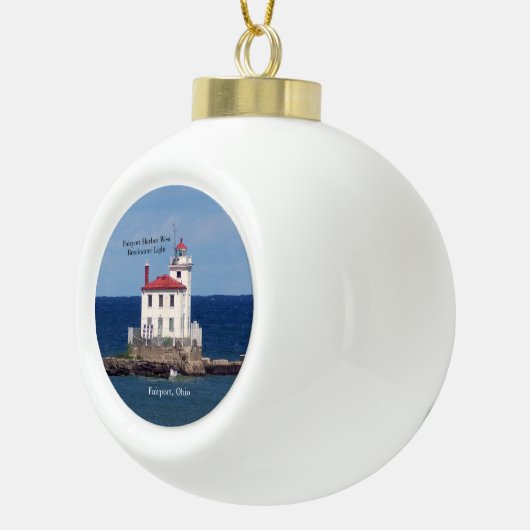 FAirport Harbor West Breakwater Light ornament (Rechts)