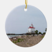 FAirport Harbor West Breakwater Lighthouse Keramisch Ornament (Voorkant)