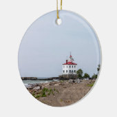 FAirport Harbor West Breakwater Lighthouse Keramisch Ornament (Links)