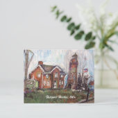 FAirport Harbour, Ohio Painting op een Briefkaart (Staand voorkant)