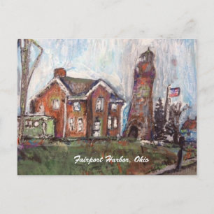 FAirport Harbour, Ohio Painting op een Briefkaart