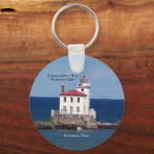 FAirport Harbour West Breakwater Light-sleutelkete Sleutelhanger (Voorkant)