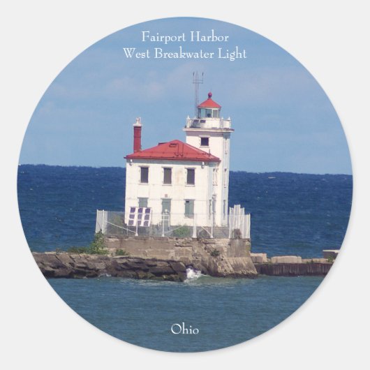 FAirport Harbour West Breakwater Light sticker (Voorkant)