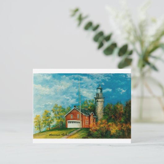 FAirport Lighthouse Musium 1997 Briefkaart (Staand voorkant)