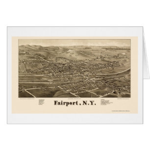 FAirport, NY Panoramic Map - 1885