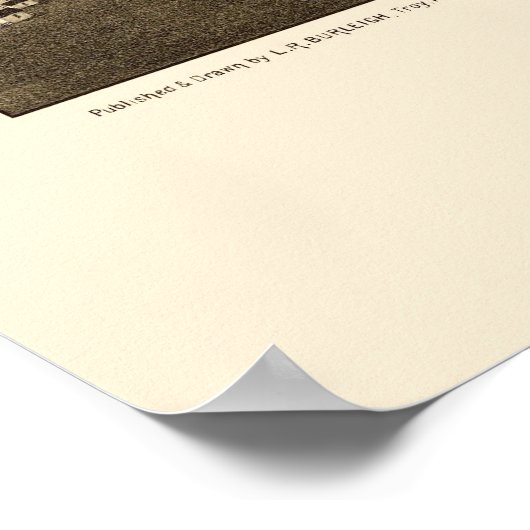 FAirport, NY Panoramic Map - 1885 Poster (Hoek)