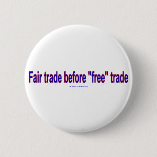 FairTradeBeforeFree Ronde Button 5,7 Cm