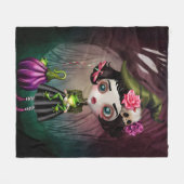 Fairuza de Kleine Heks Fleece Deken (Voorkant (Horizontaal))