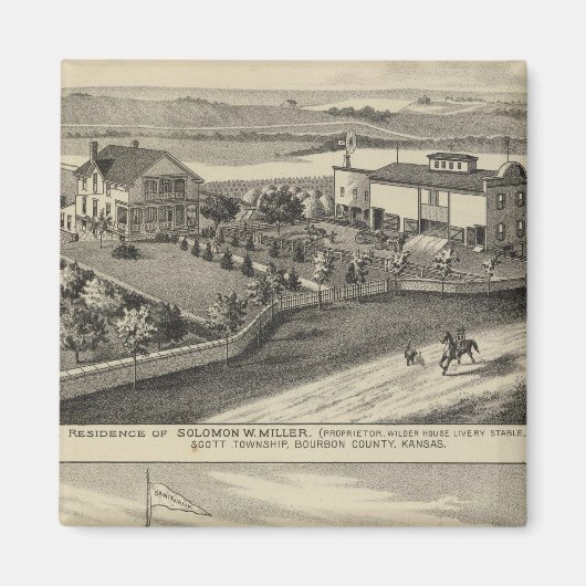 Fairview Boerderij en Sanitarium, Kansas Magneet (Voorkant)