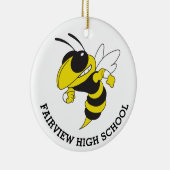 Fairview High Ornament Class of Yellow Black (Rechts)