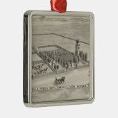 Fairview res, ranches metalen ornament (Rechts)