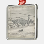 Fairview res, ranches metalen ornament (Links)